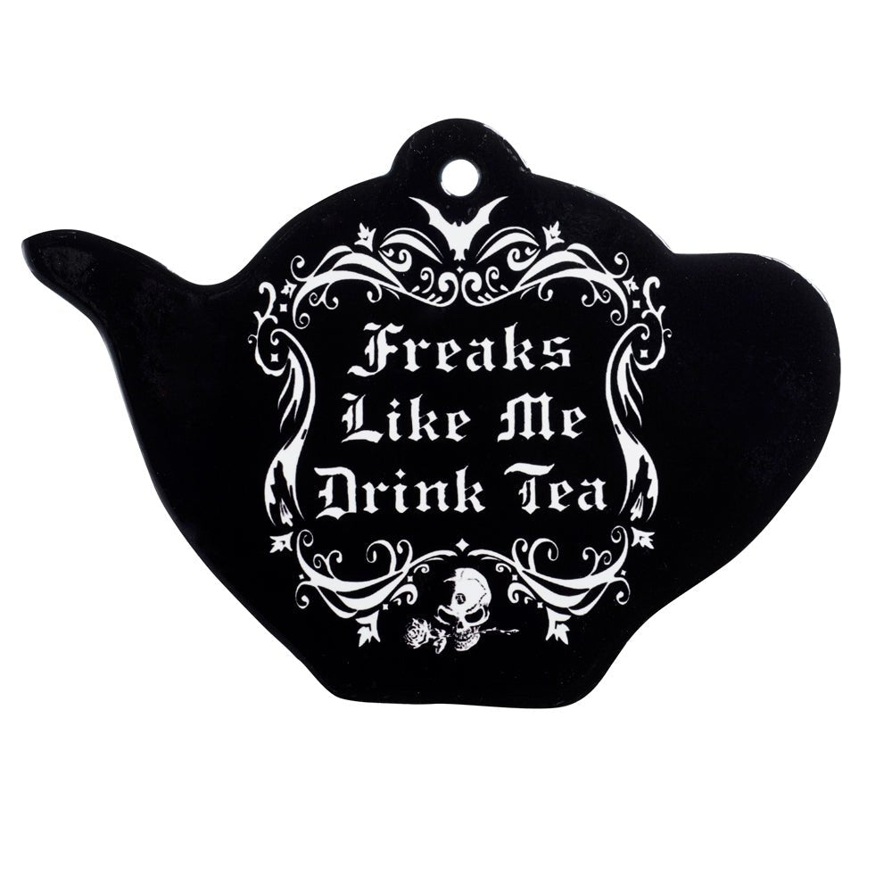 Freaks Like Me Drink Tea Coaster Trivet - Alchemy of England - 1