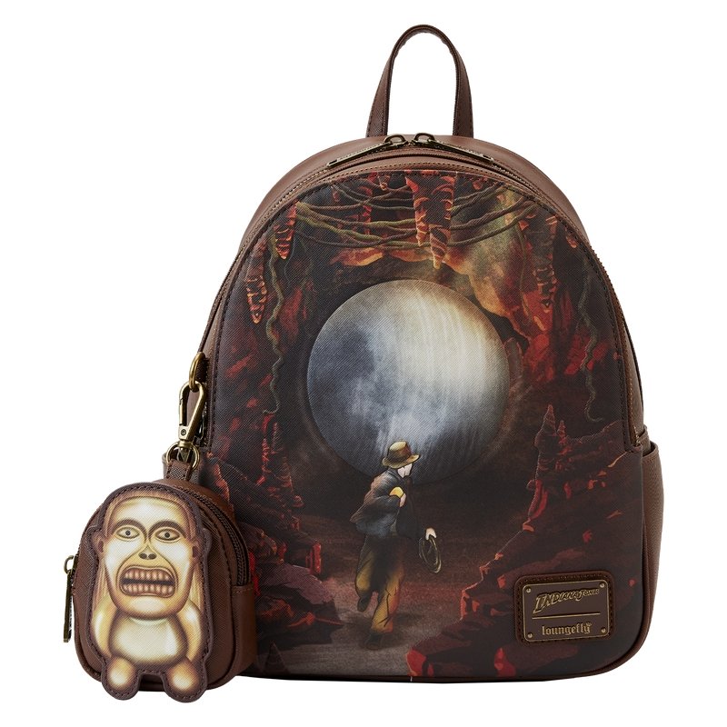 Indiana Jones Raiders of the Lost Ark Mini Backpack with Coin Purse - Loungefly - 1