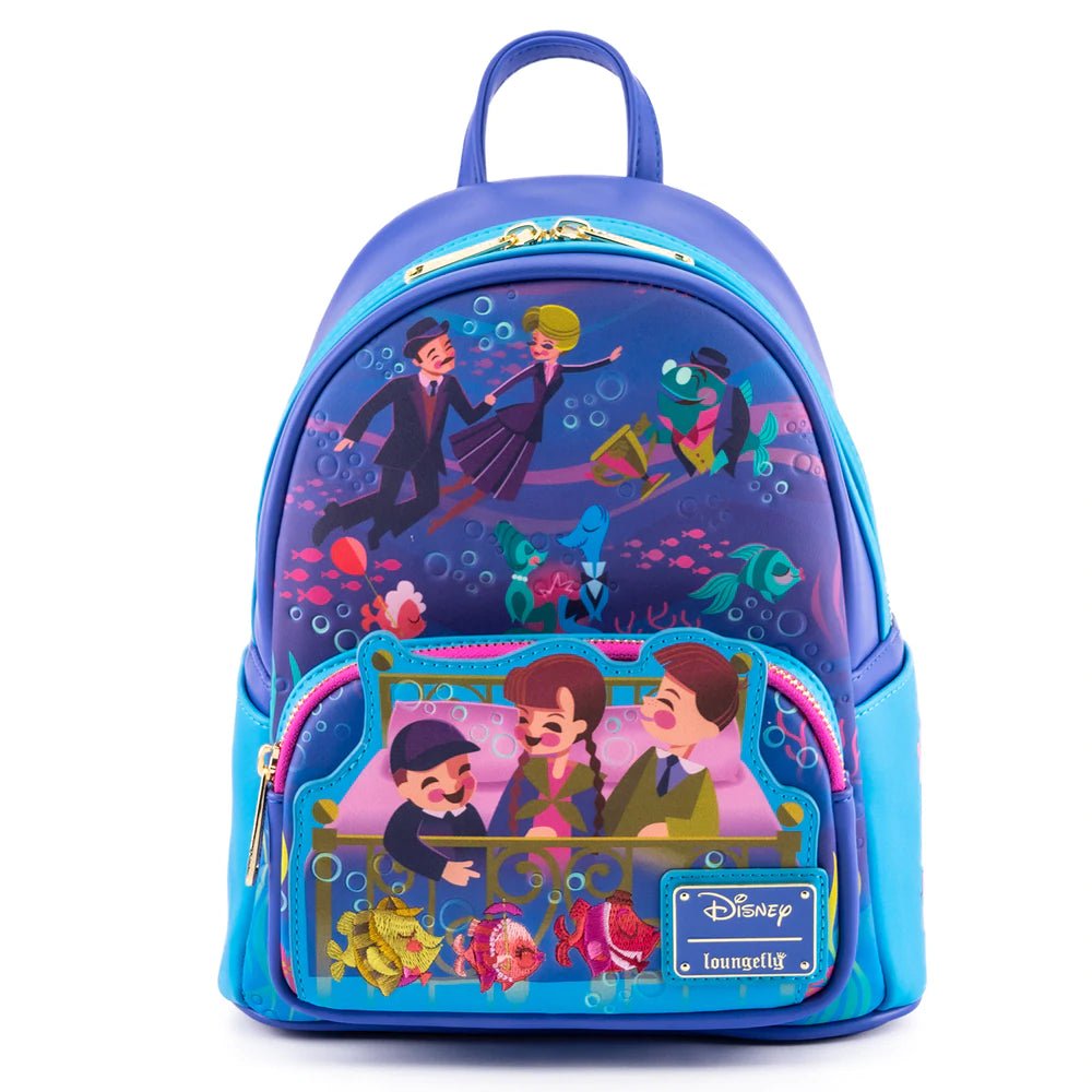 Loungefly Bedknobs and Broomsticks Underwater Mini Backpack - Loungefly - 1
