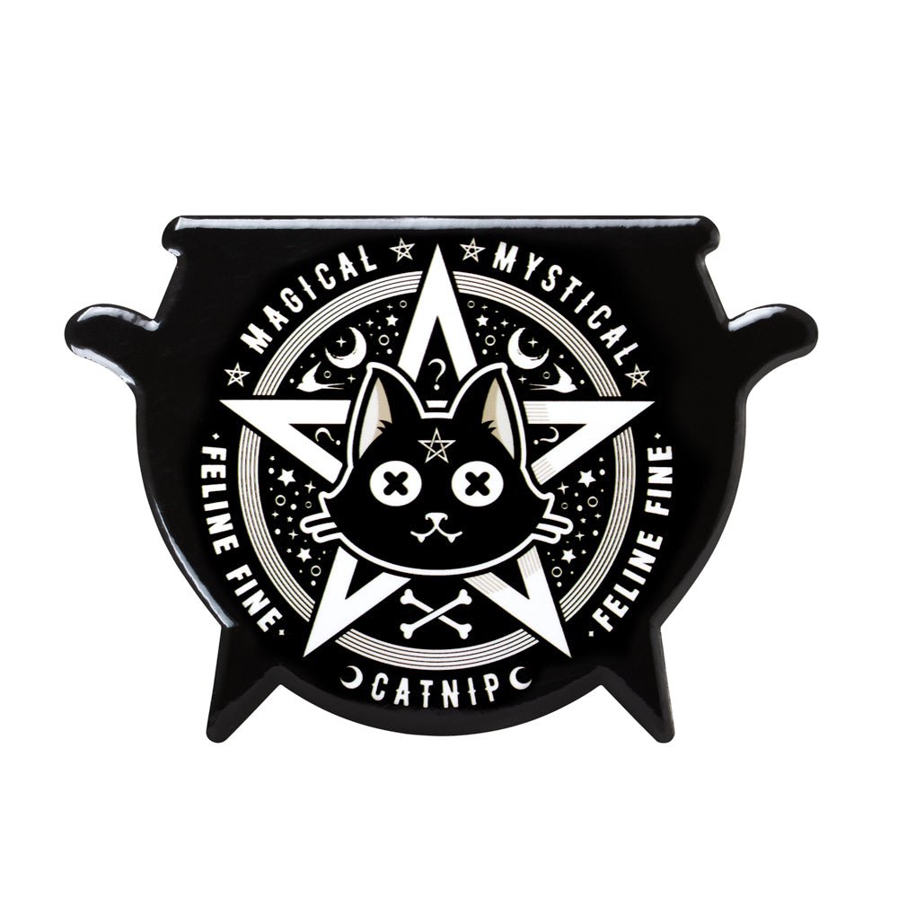 Magical Catnip Cauldron Coaster - Alchemy of England - 1