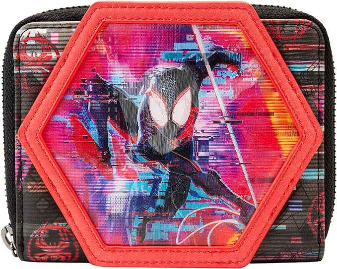 Marvel Across the Spiderverse Lenticular Zip Around Wallet - Loungefly - 1