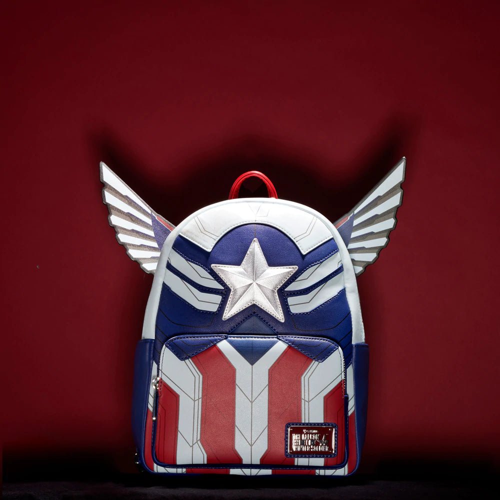 Marvel Captain America Falcon Mini Backpack - Loungefly - 2