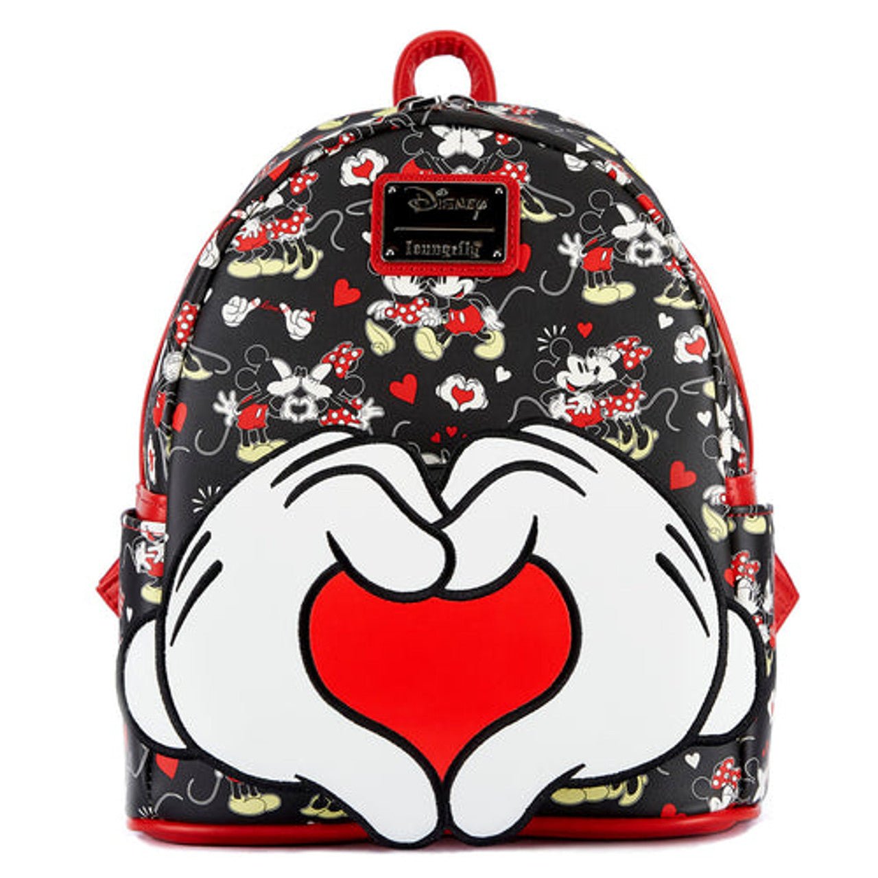 disney loungefly mini backpack minnie mouse Mickey & Minnie Mouse Love Mini Backpack