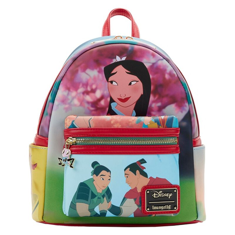 Loungefly Mulan canvas backpack authentic bundle