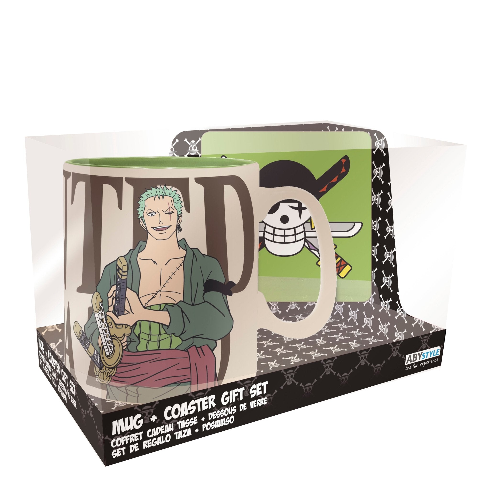 One Piece Zoro Mug & Coaster Gift Set - Abysse - 1