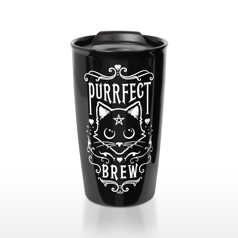 Purrfect Brew Double Walled Mug - Alchemy of England - 2