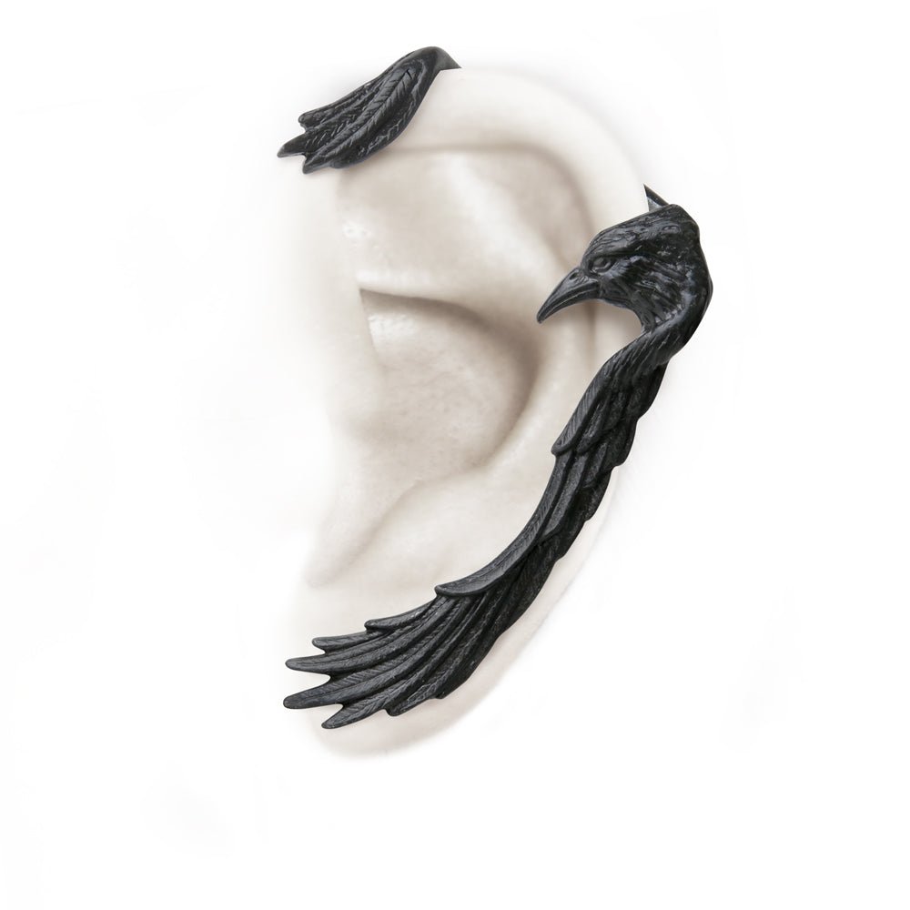 Raven Ear-wing Ear Wrap - Alchemy of England - 1