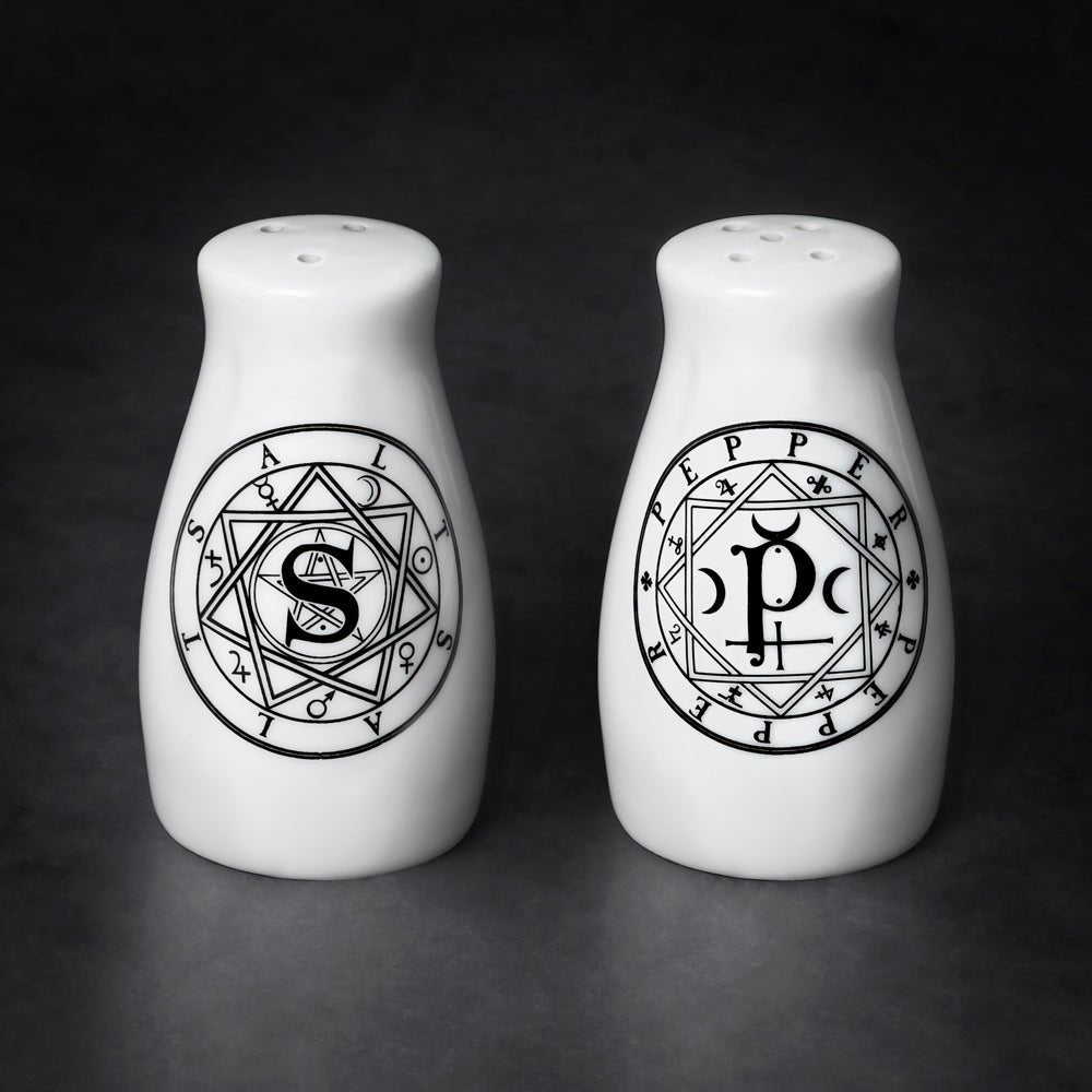 S' & 'P' Salt & Pepper set - Alchemy of England - 1