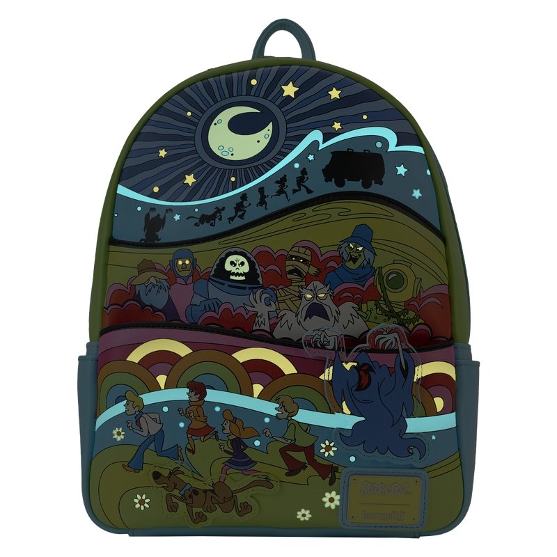 Scooby-Doo Psychedelic Monster Chase Glow Mini Backpack - Loungefly - 2