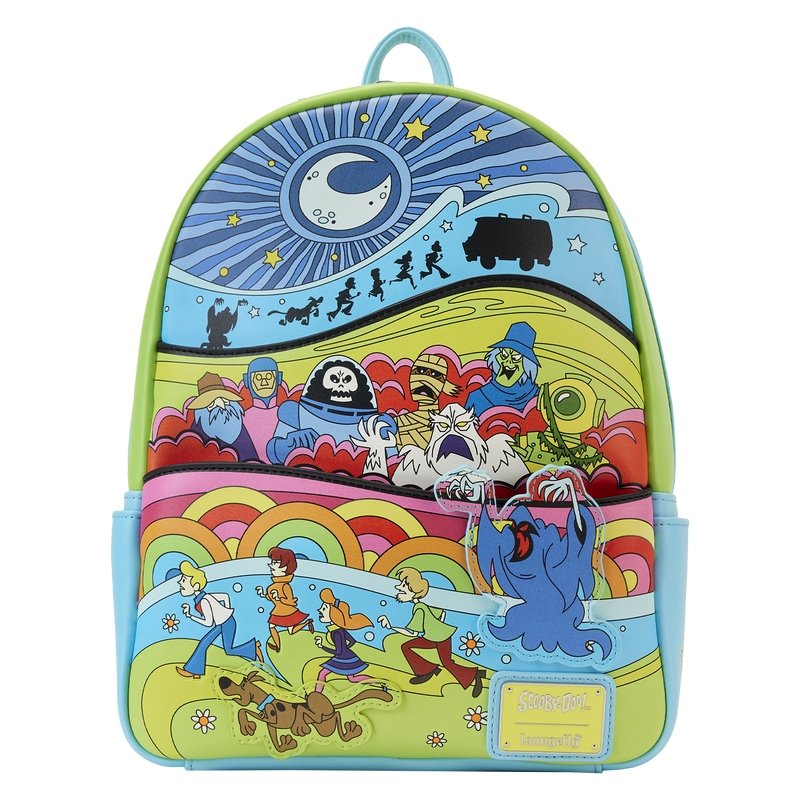 Scooby-Doo Psychedelic Monster Chase Glow Mini Backpack - Loungefly - 1