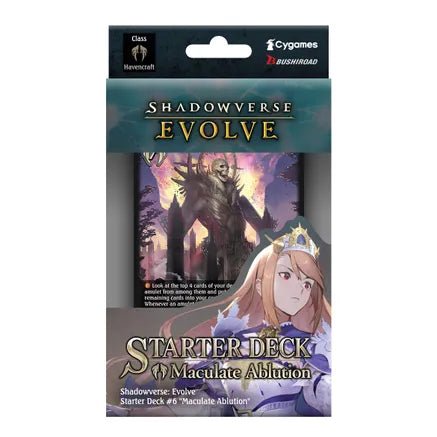 Shadowverse Evolve: Maculate Ablution Starter Deck - Bushiroad - 1