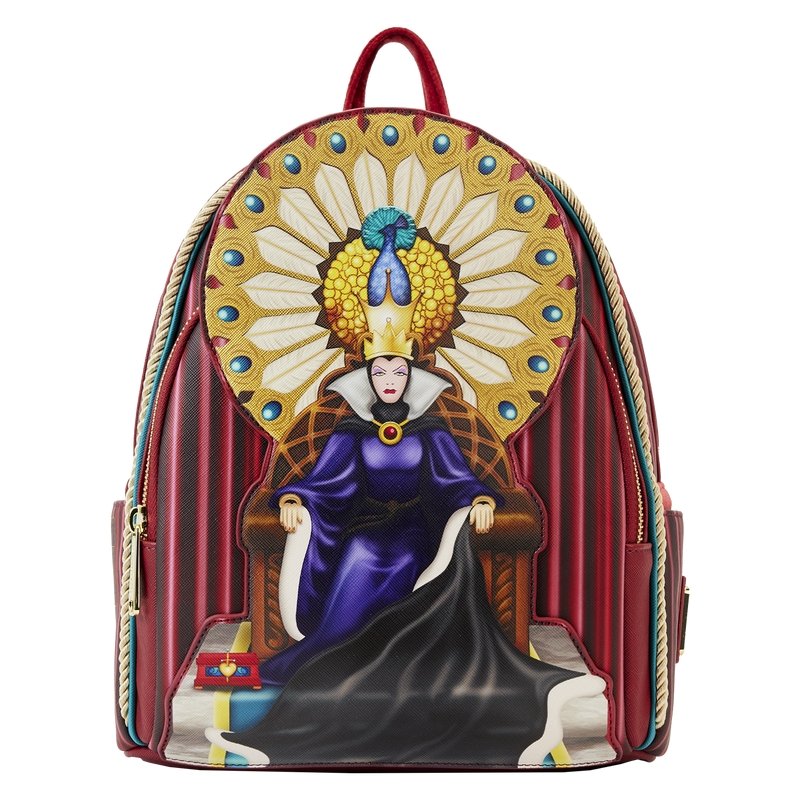 Snow White Evil Queen Throne Mini Backpack - Loungefly - 1