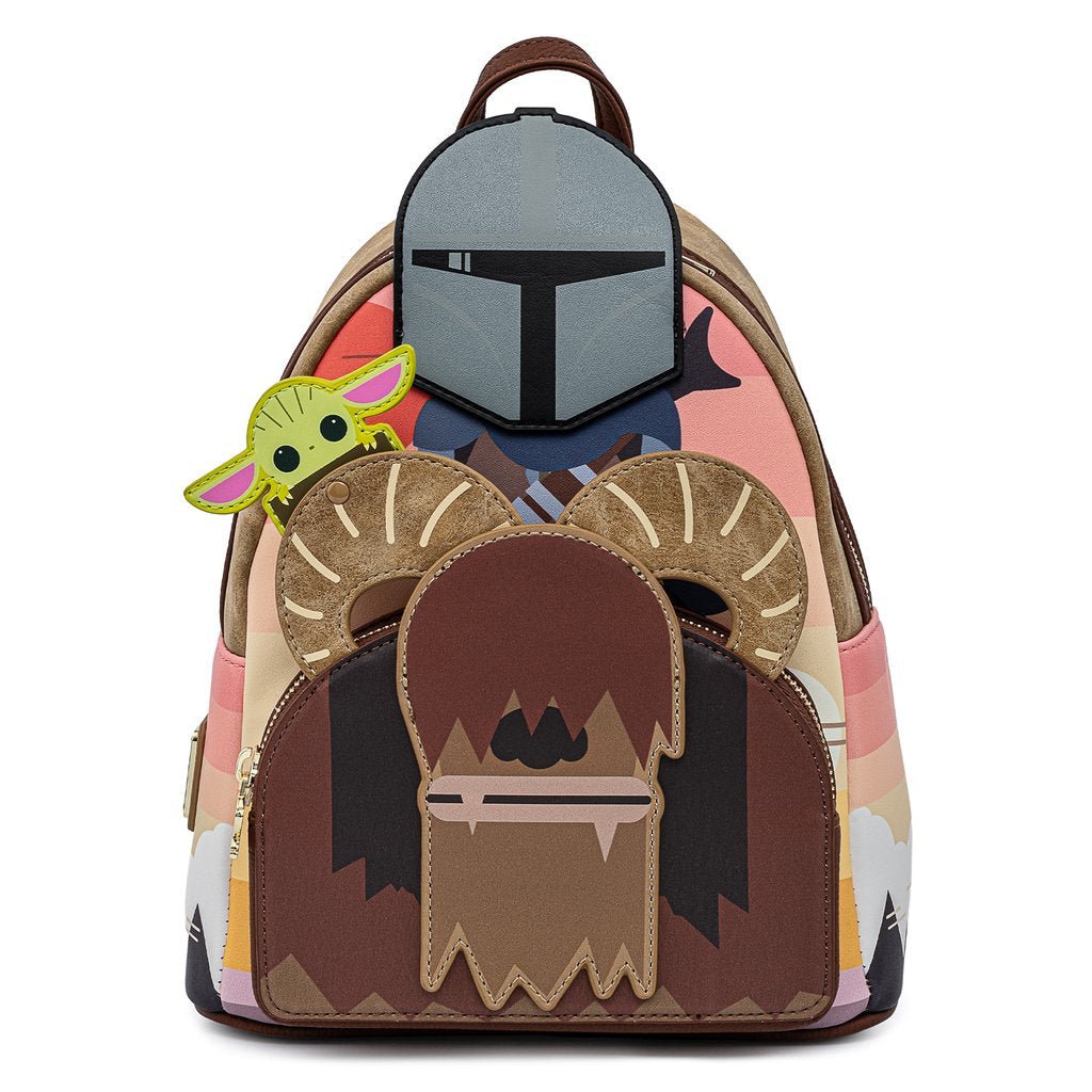 Loungefly Star Wars The Mandalorian Grogu Bantha Cosplay Mini Backpack