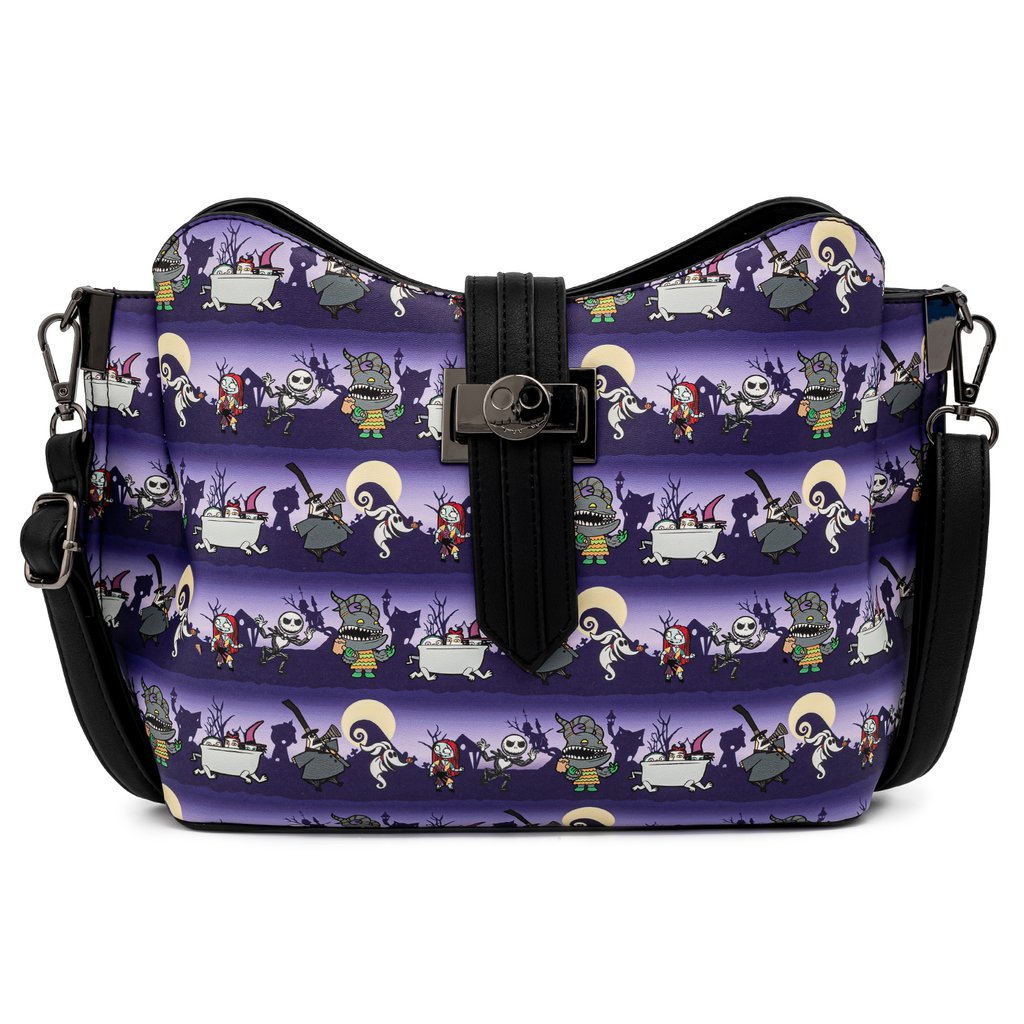 The Nightmare Before Christmas Halloween Line Crossbody Bag - Loungefly - 1