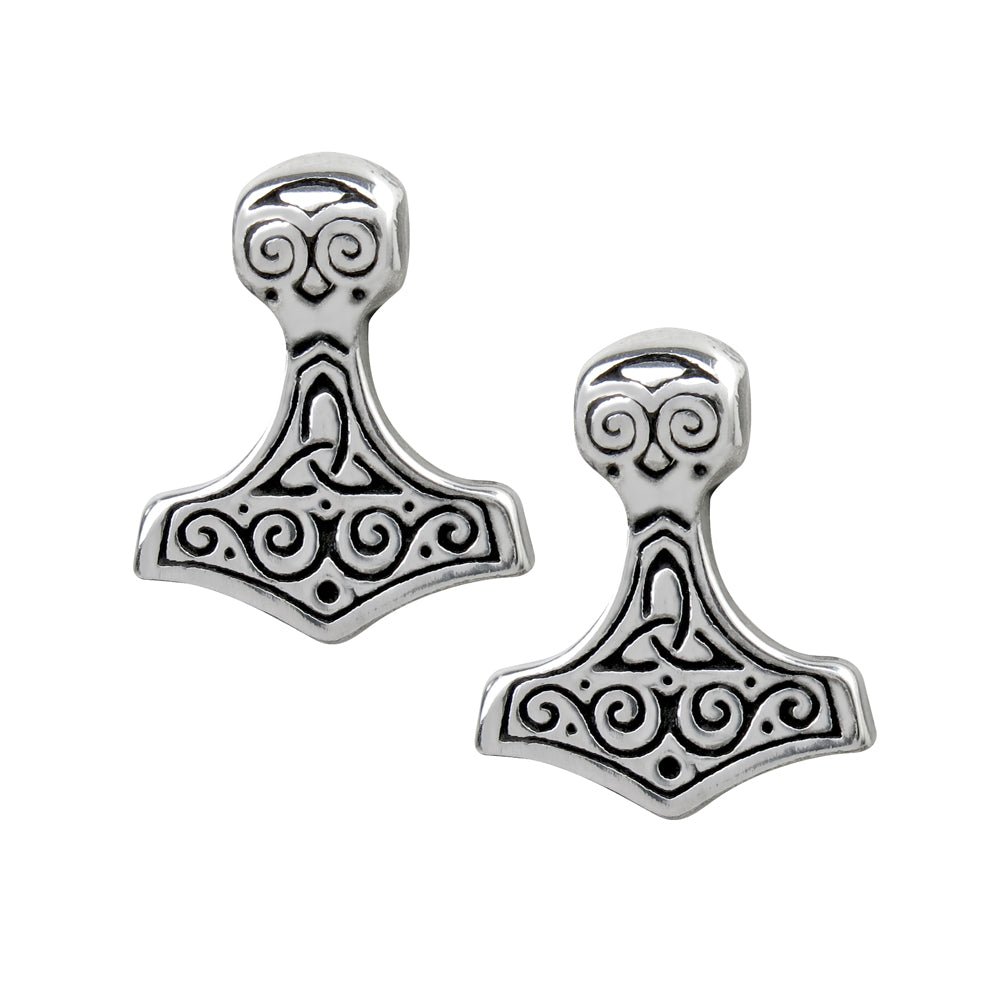 Thor Hammer Stud Earrings - Alchemy of England - 1