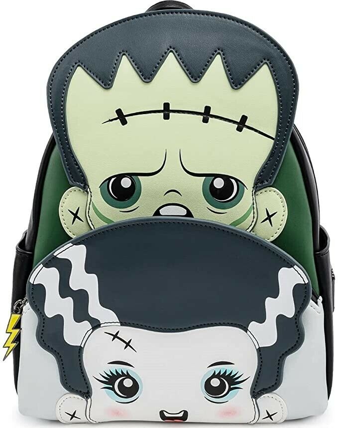 Universal Monsters Frankie and Bride Mini-Backpack - Loungefly - 1
