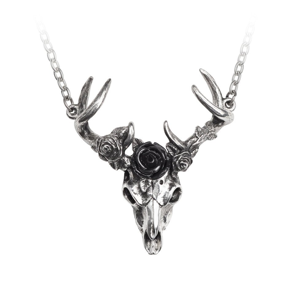 White Hart, Black Rose Pendant - Alchemy of England - 1