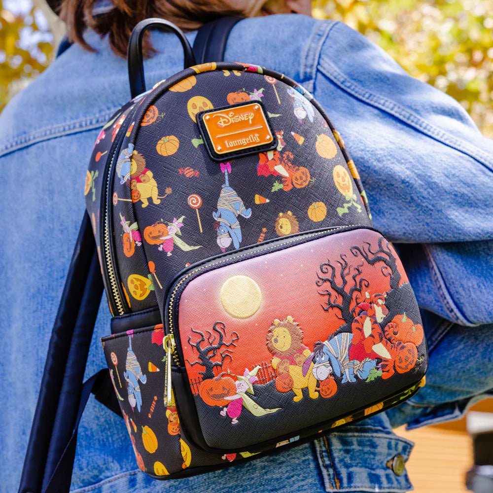 Winnie the Pooh Halloween Group Glow Mini Backpack - Loungefly - 2