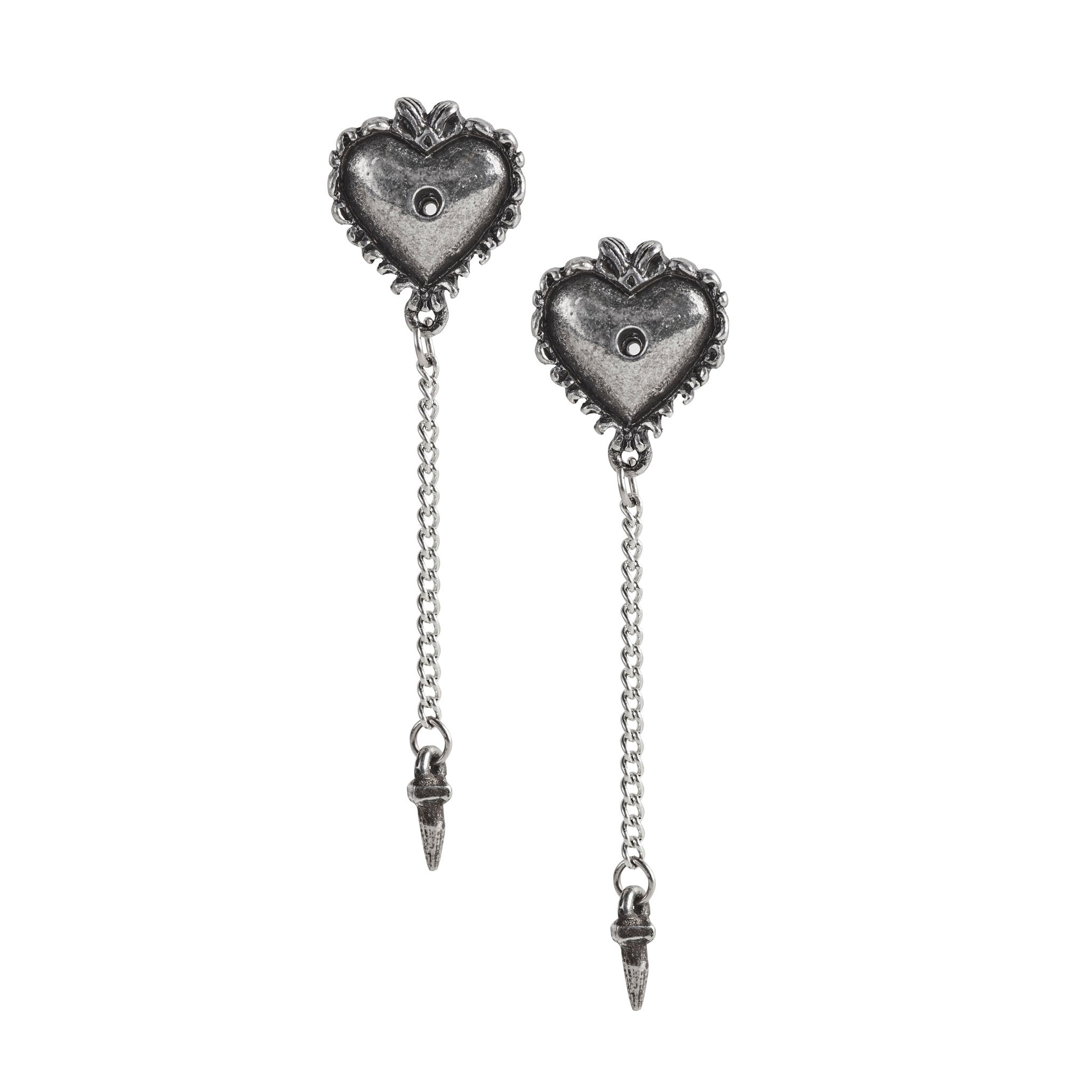 Witches Heart Earring Studs - Alchemy of England - 2