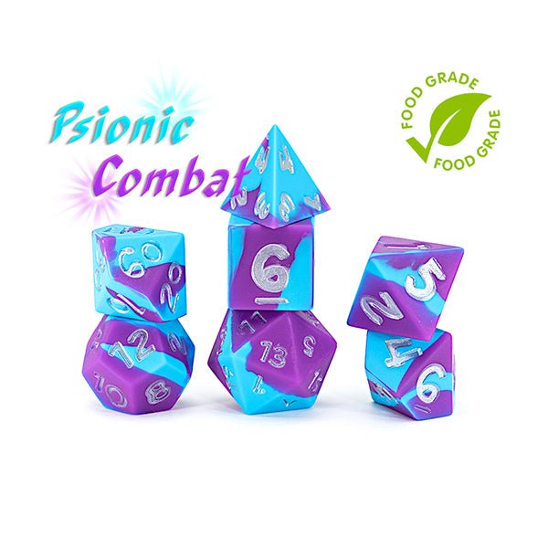 7 - Die Set Anti - Stress Dice, Psionic Combat - Gate Keeper Games - 1