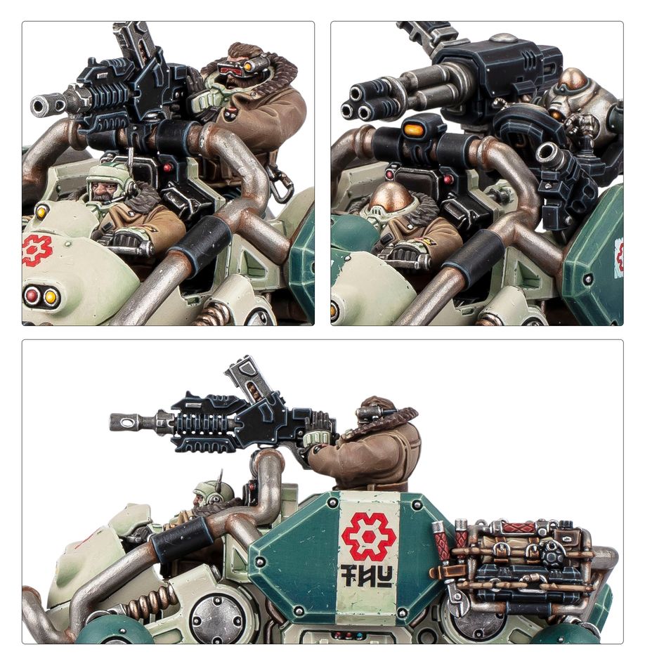 Warhammer 40,000 Leagues Of Votann Kapricus Defender/Carrier Figure