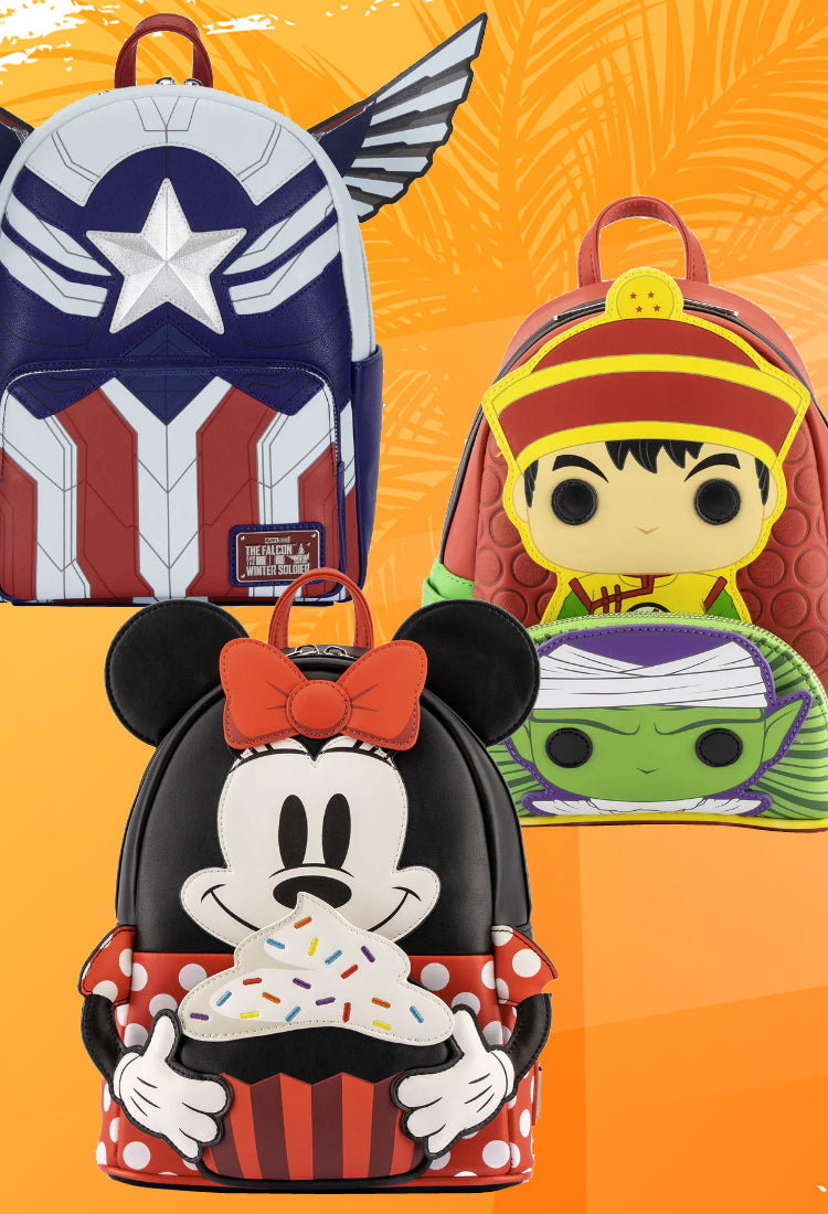 Lounge Fly Bags Dragons Ball Z Minnie Mouse Capitan America Vert