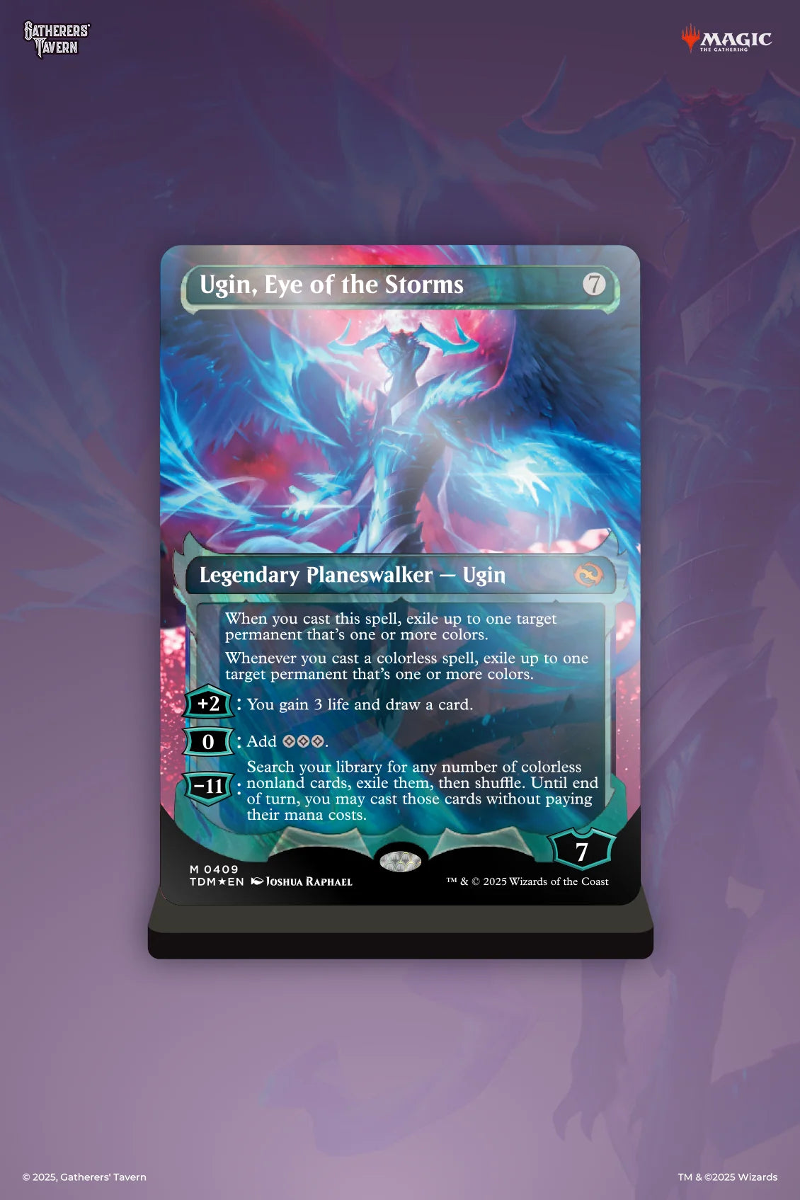 Magic the Gathering Ugin Eye of the Storms Gatherers Tavern Slab Standee