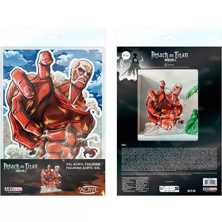 ABYstyle Acryl Attack on Titan Colossal Titan XXL Acrylic Print Figure - Abysse - 2