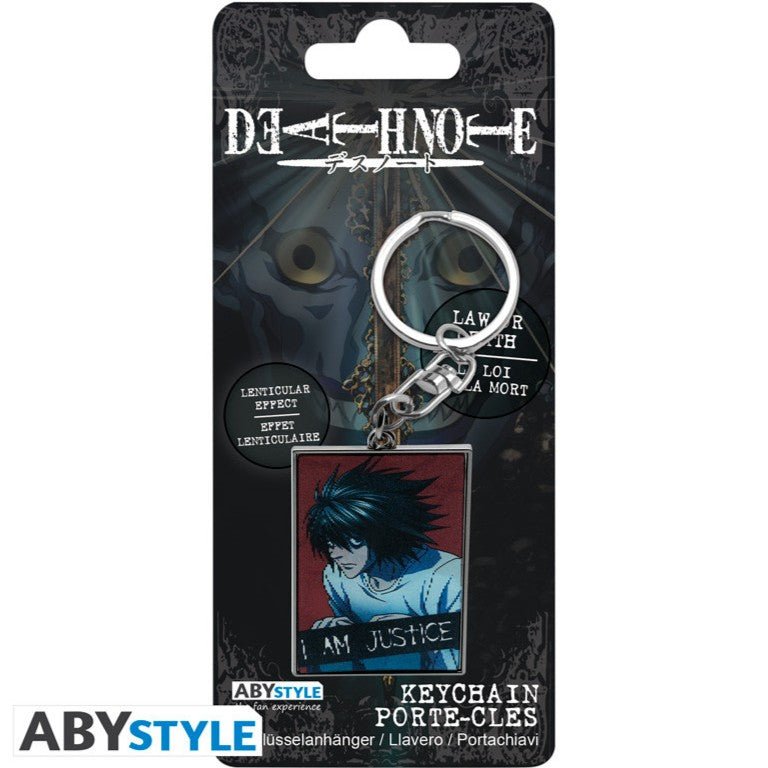 ABYstyle DEATH NOTE Justice Lenticular Keychain - Abysse - 3