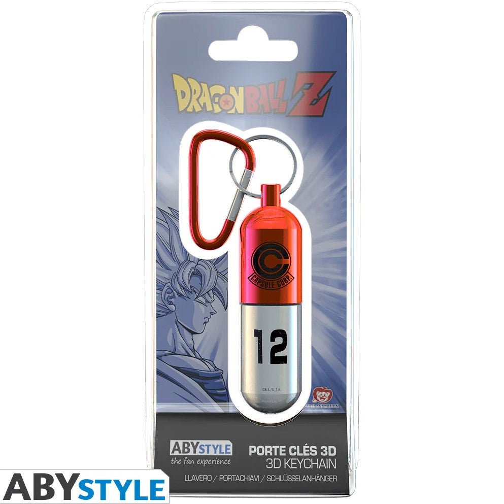 ABYstyle DRAGON BALL Z Red Capsule Corp. Replica Keychain - Abysse - 3