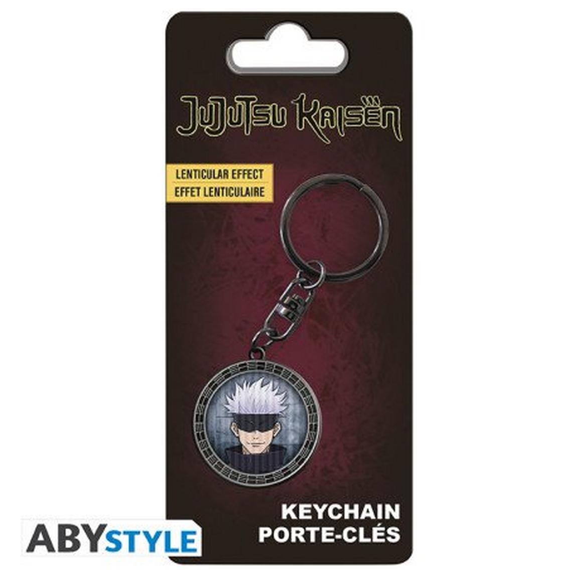 ABYstyle Jujutsu Kaisen Lenticular Gojo Anime Keychain - Abysse - 1
