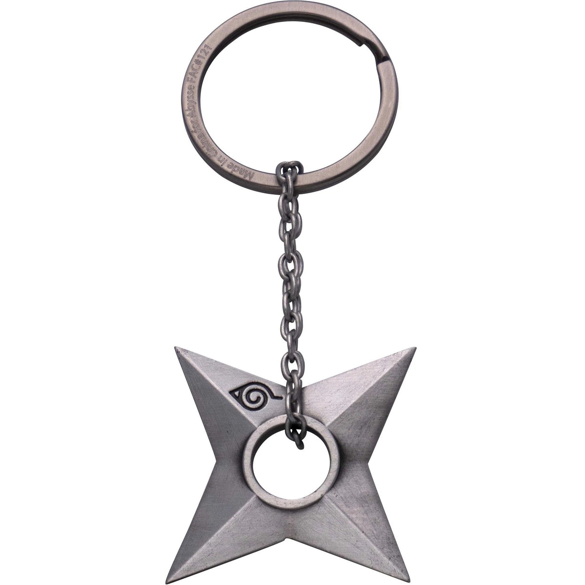 ABYstyle NARUTO SHIPPUDEN - Shuriken 3D Metal Keychain - Abysse - 1
