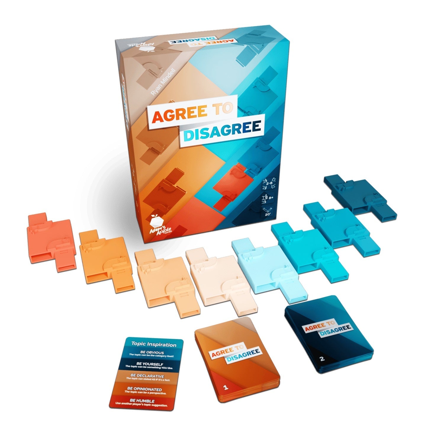 Agree to Disagree Boardgame - Adam's Apple Games - 1