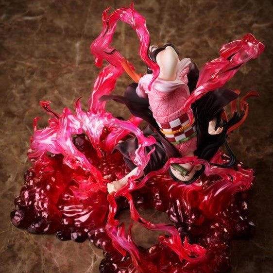 Aniplex Demon Slayer Kimetsu no Yaiba Nezuko Kamado Exploding Blood 1/8 Scale Anime Figure - Haiku Pop - 4