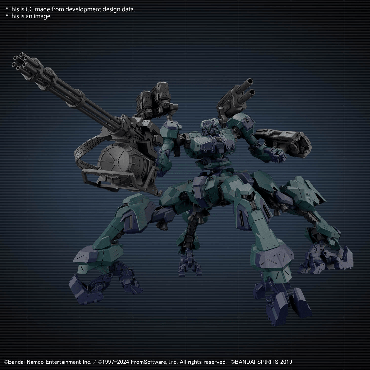 Armored Core VI Fires of Rubicon Balam Industries BD-011 Melander Liger Tail 30mm Model Kit - Bandai - 2
