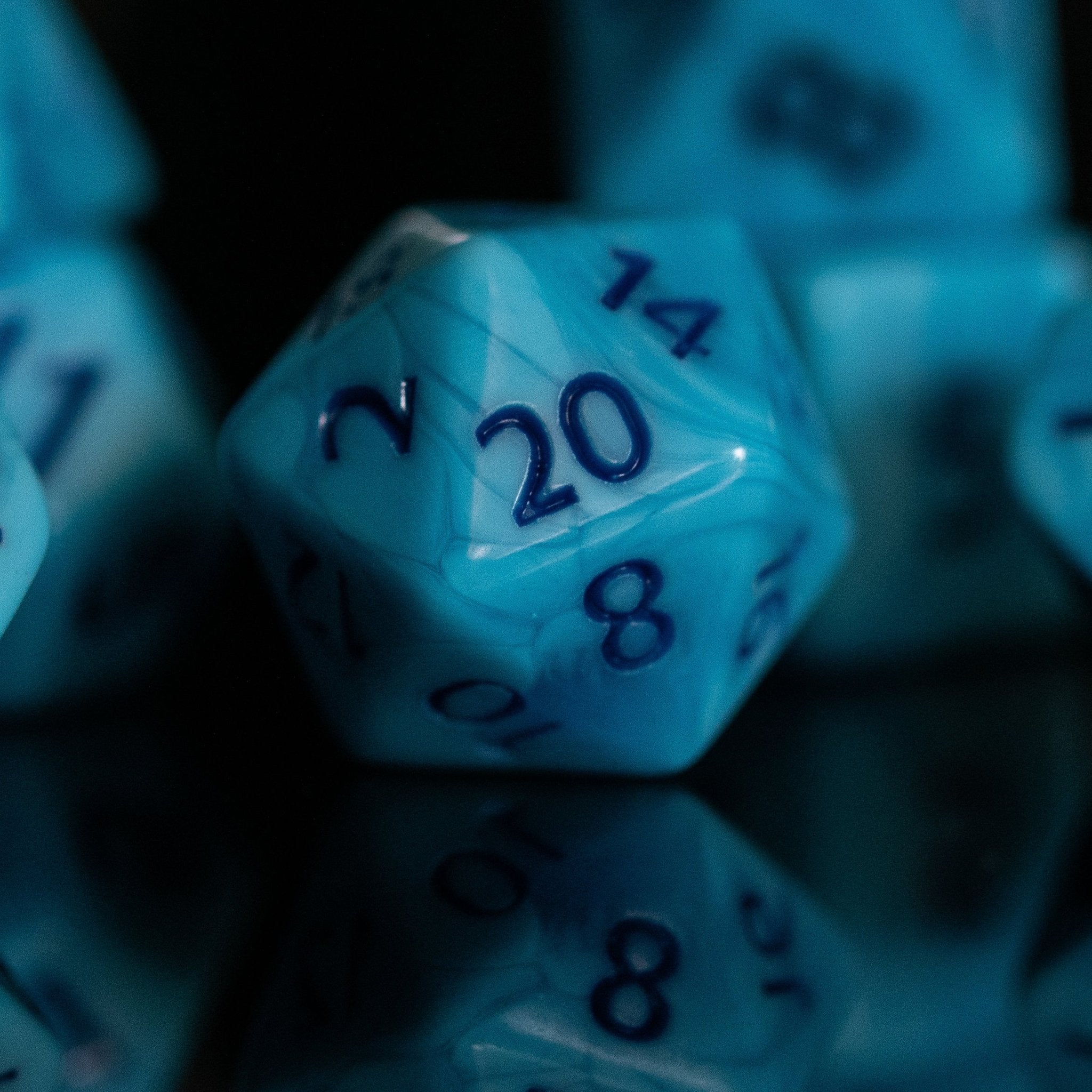 Aruba Acrylic Dice Set - Misty Mountain Gaming - 2