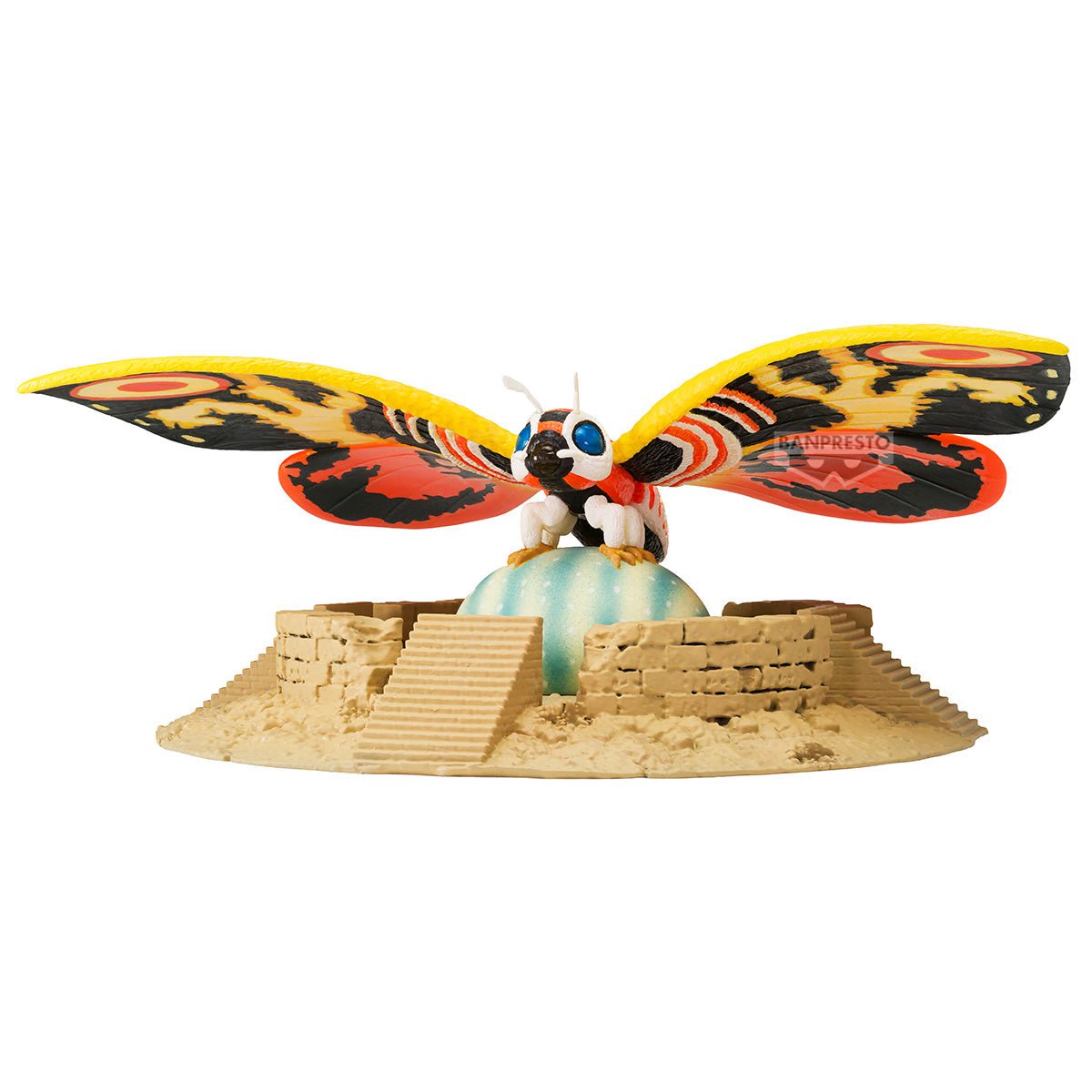 Banpresto Toho Monster Series Art Vignette 1996 Mothra Anime Figure - Bandai - 1