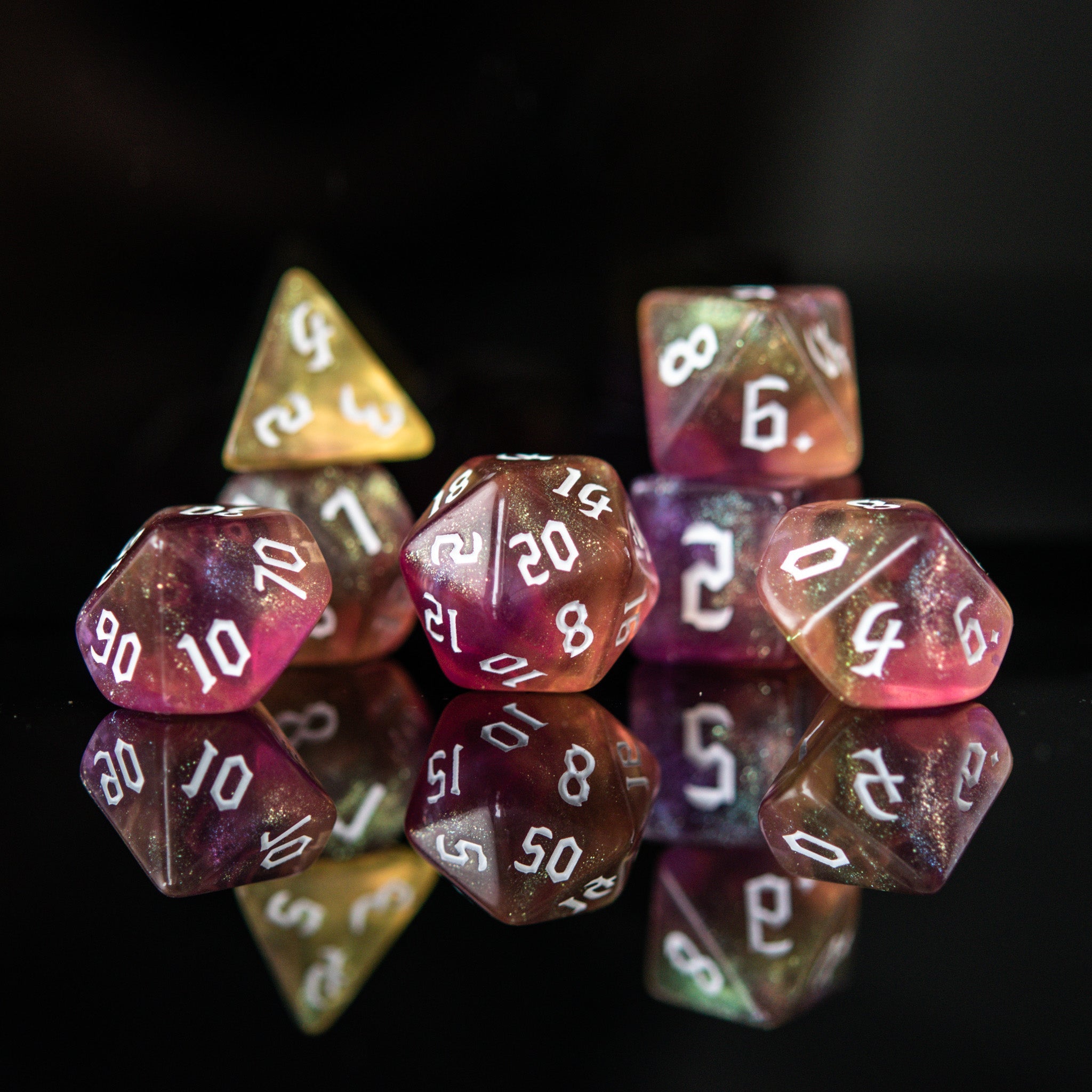 Barbarian Class Acrylic Dice Set - Misty Mountain Gaming - 3