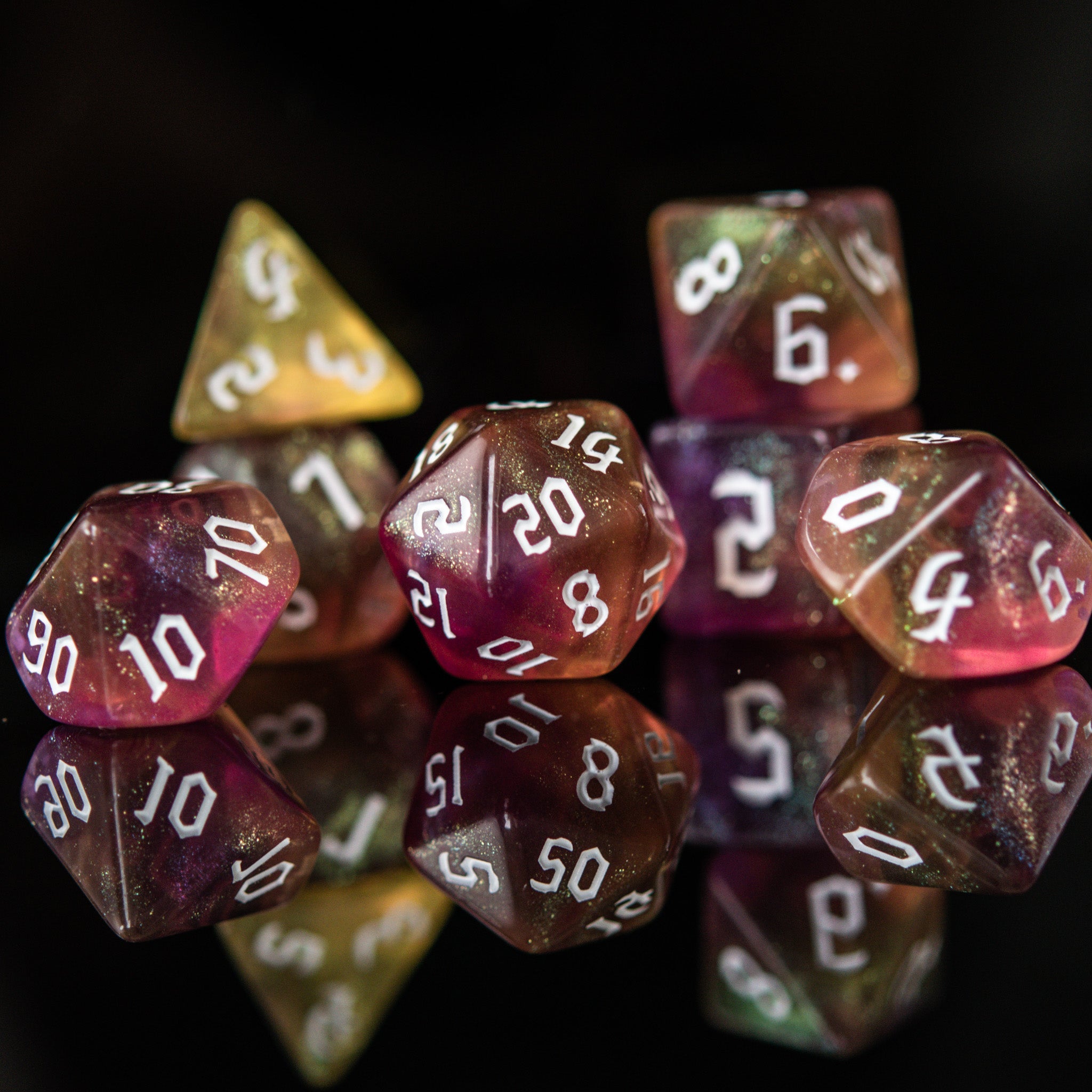 Barbarian Class Acrylic Dice Set - Misty Mountain Gaming - 1