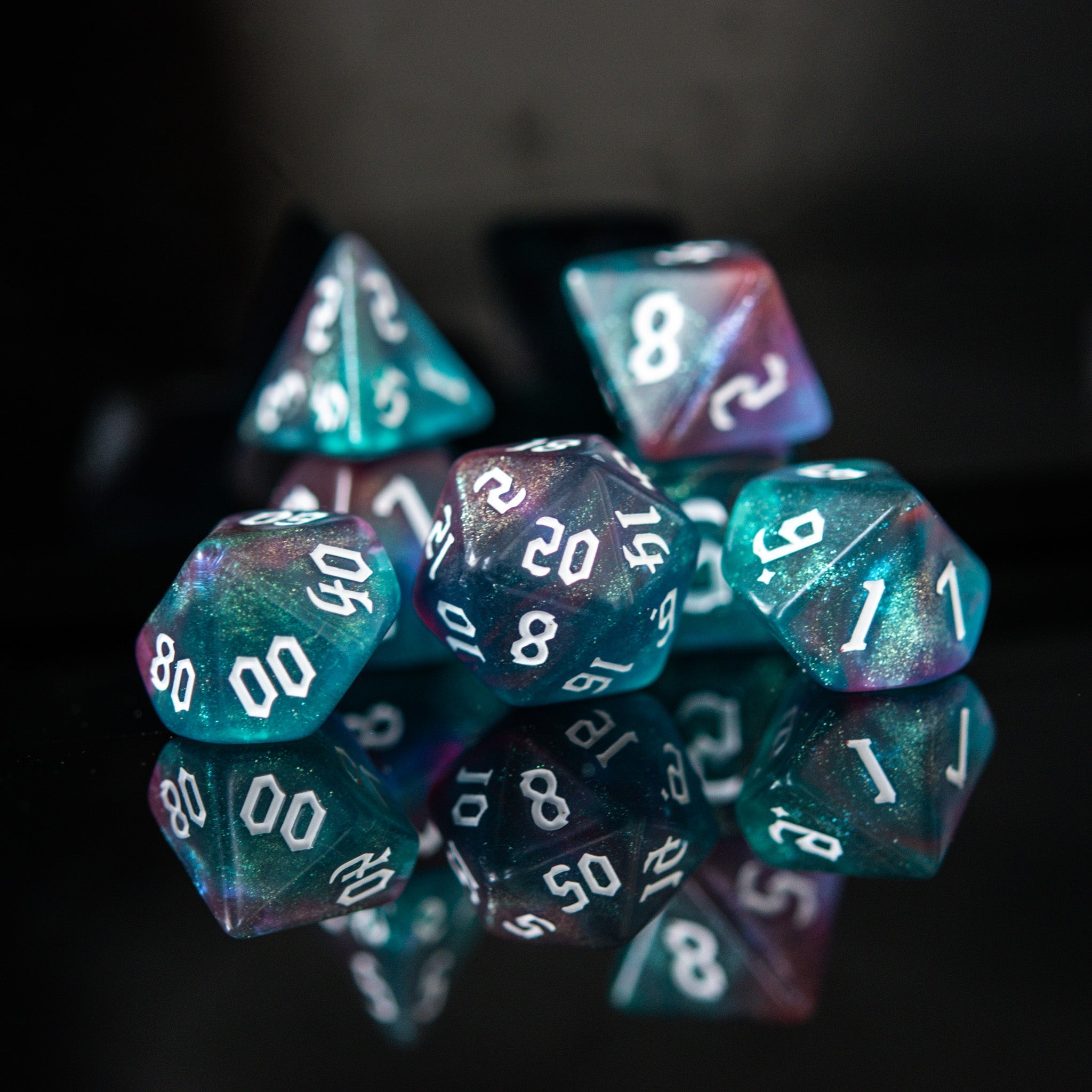 Bard Class Acrylic Dice Set - Misty Mountain Gaming - 3