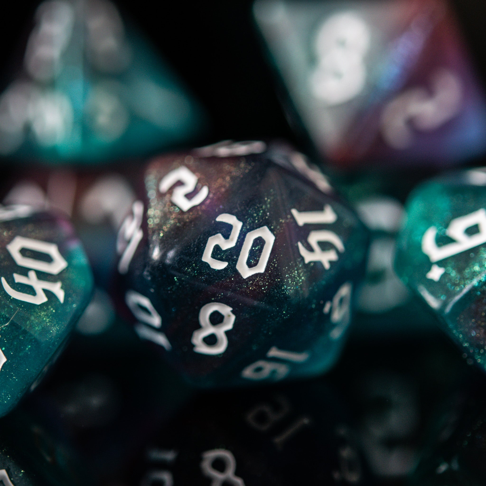 Bard Class Acrylic Dice Set - Misty Mountain Gaming - 4