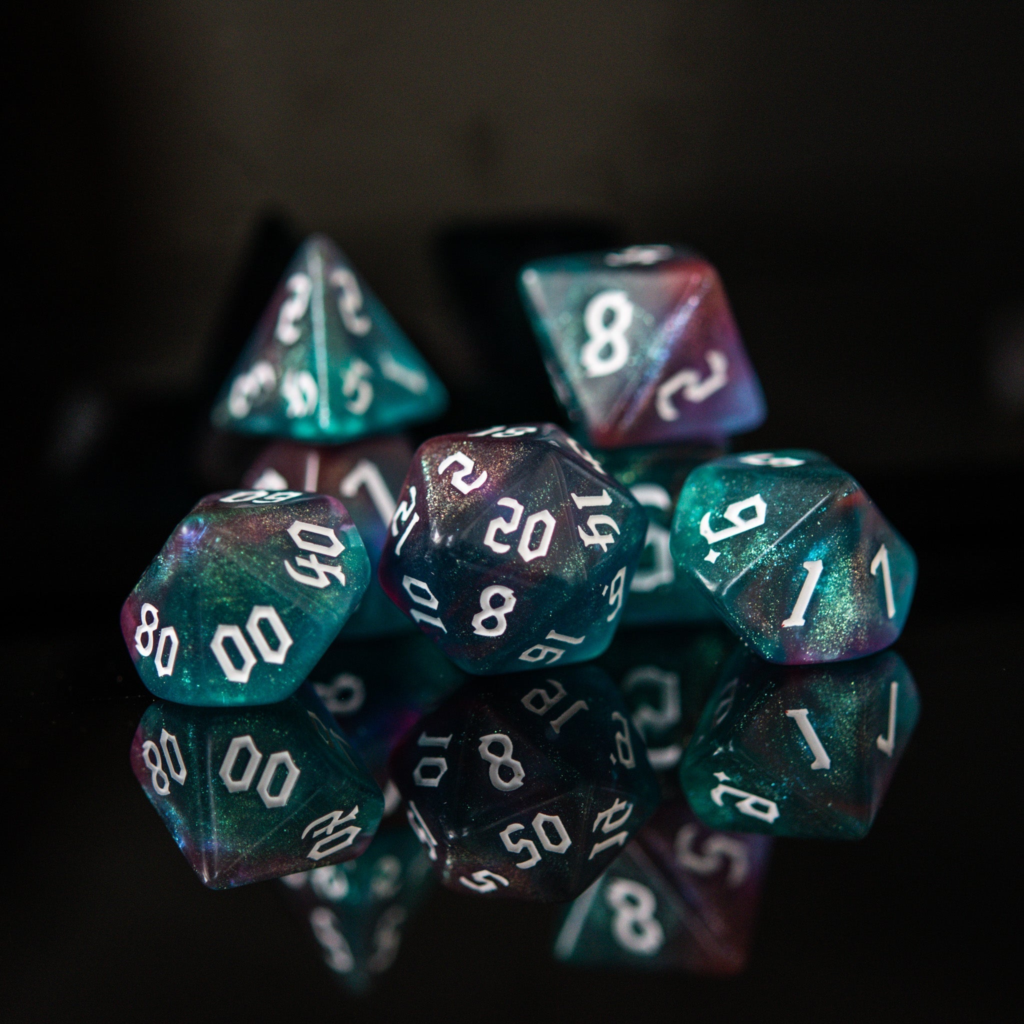 Bard Class Acrylic Dice Set - Misty Mountain Gaming - 1