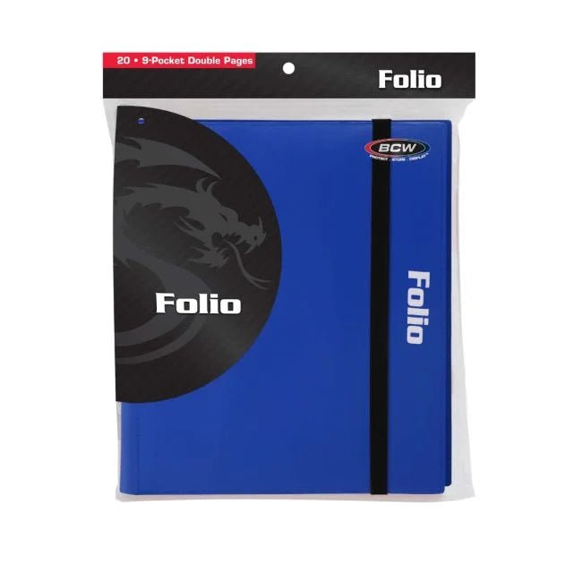 BCW Card Folio 9-Pocket Album Blue - BCW - 1