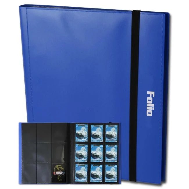 BCW Card Folio 9-Pocket Album Blue - BCW - 2