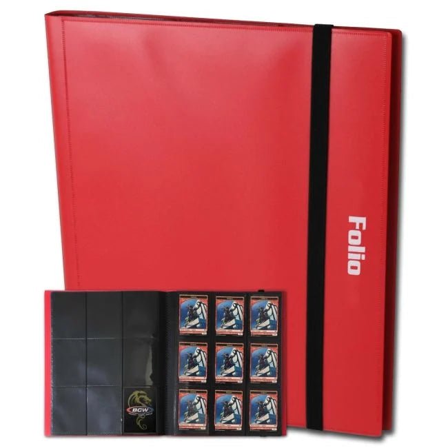 BCW Card Folio 9-Pocket Album Red - BCW - 2