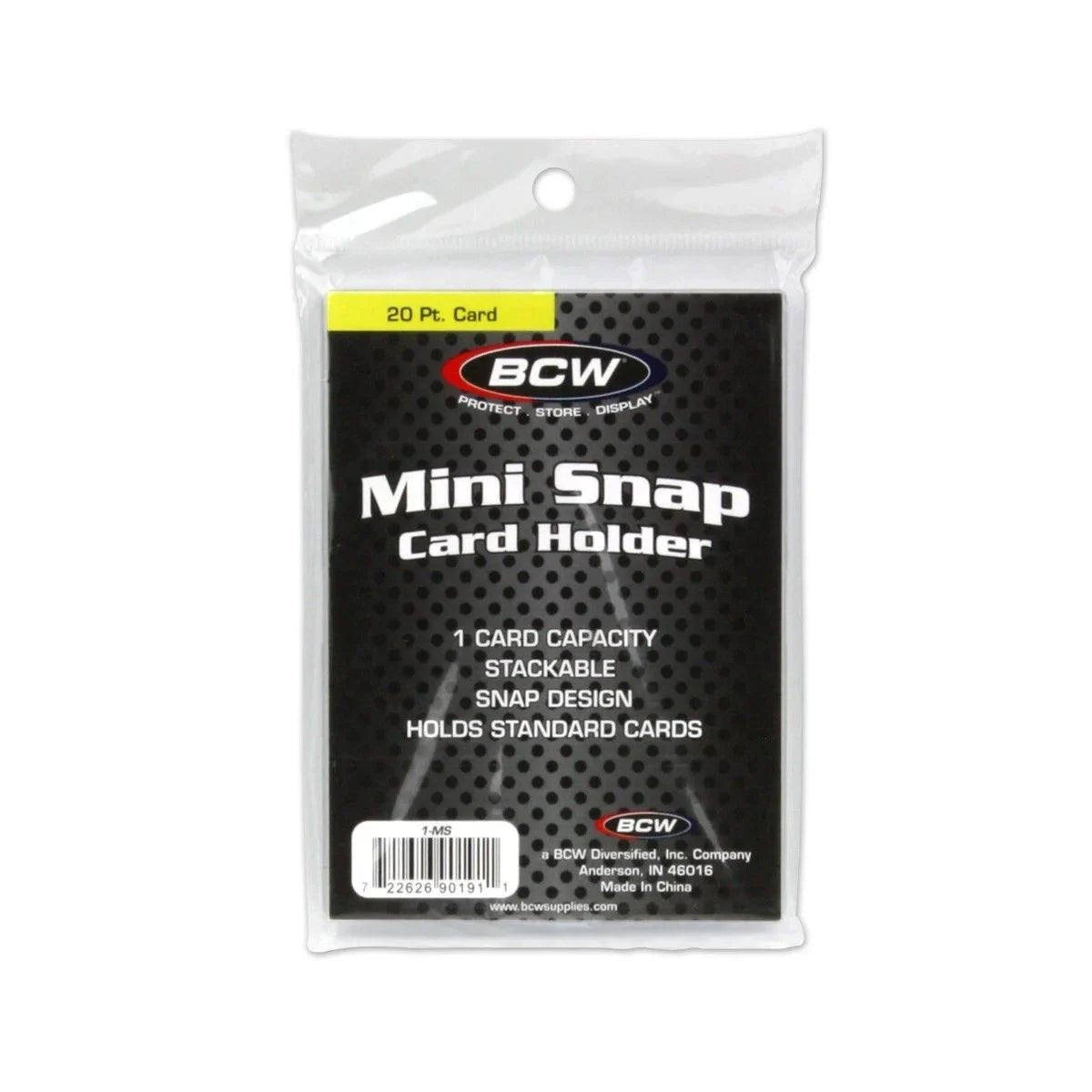 BCW Mini Snap Card Holder - BCW - 1