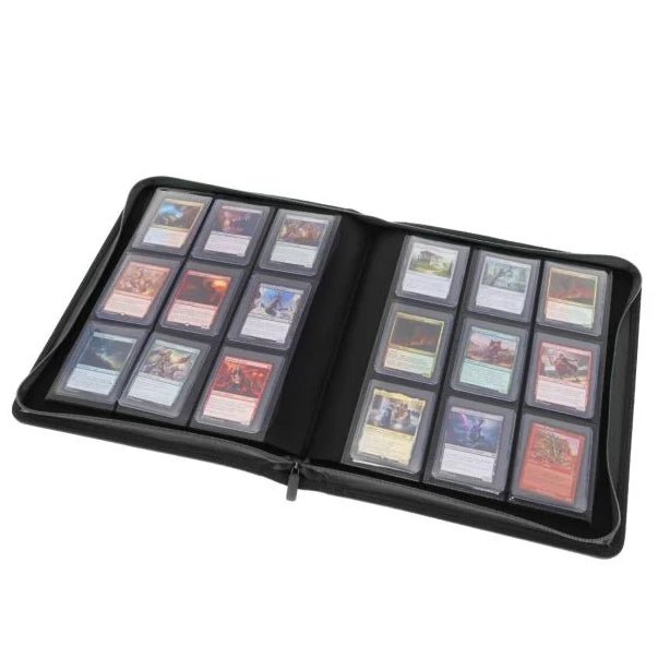 BCW Z-Folio 9-Pocket LX Album Toploaders, Black - BCW - 2