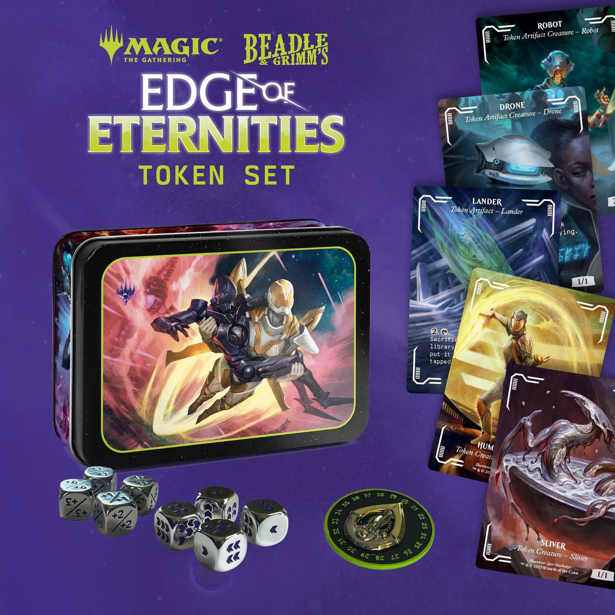 Beadles & Grimm's MTG Edge of Eternities Token Set - Beadle & Grimm's Pandemonium Warehouse - 4
