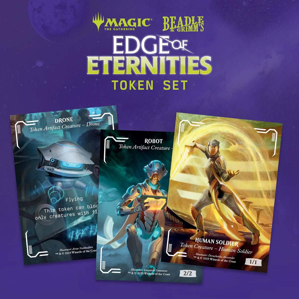 Beadles & Grimm's MTG Edge of Eternities Token Set - Beadle & Grimm's Pandemonium Warehouse - 6