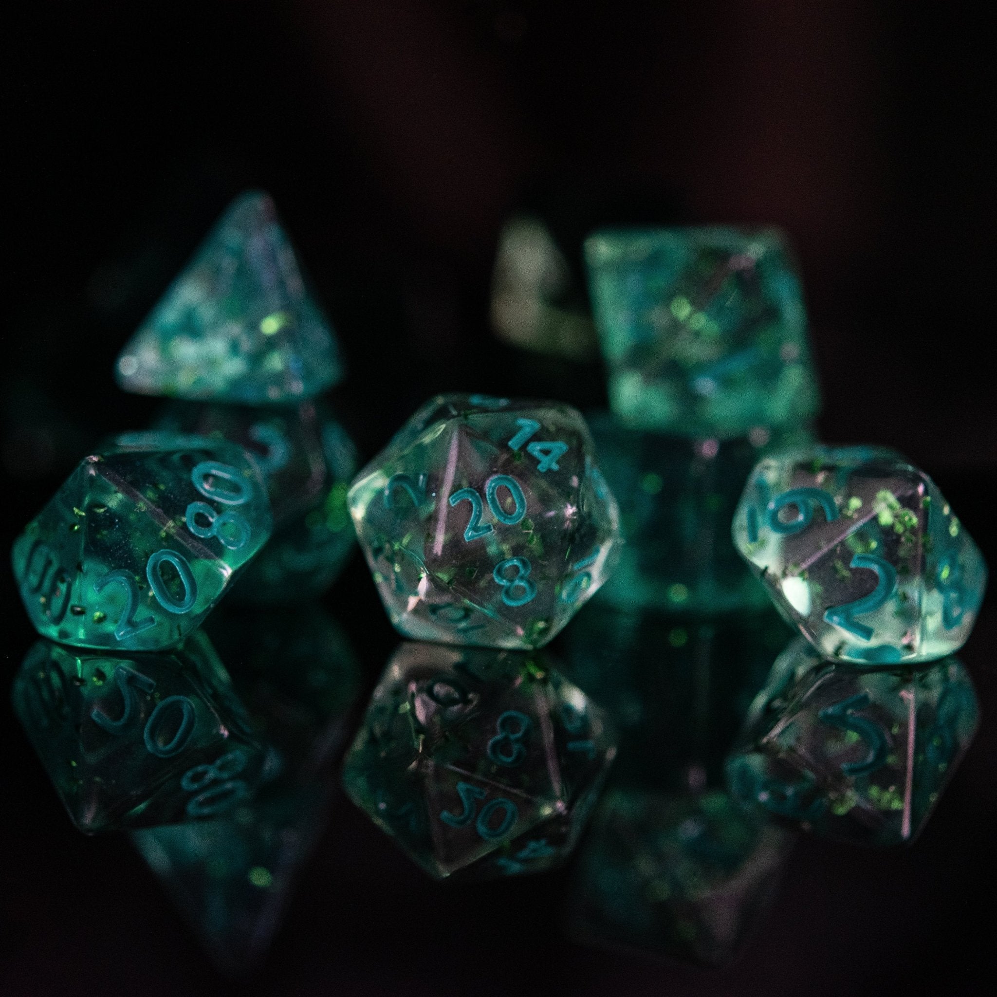 Bermuda Acrylic Dice Set - Misty Mountain Gaming - 1